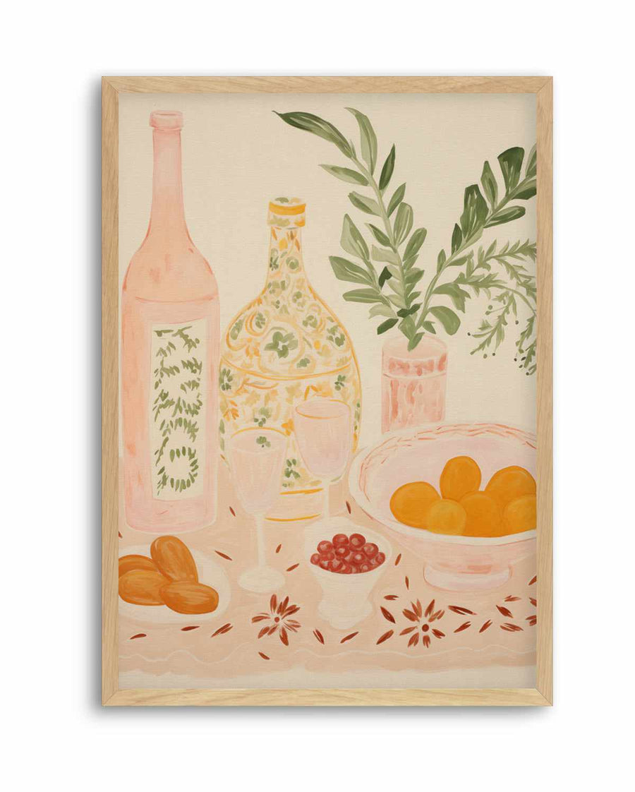 Marrakech Brunch No II | Art Print from Olive et Oriel where you can shop wallpaper and artworks online