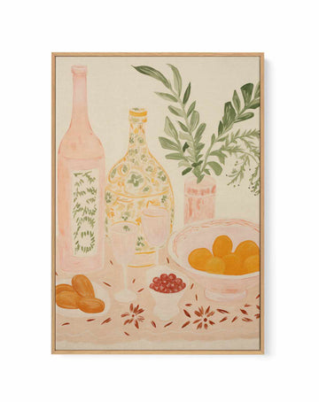 Marrakech Brunch No II | Framed Canvas Art Print from Olive et Oriel where you can shop wallpaper and artworks online