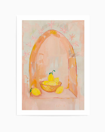 Marrakech Lemons | Art Print from Olive et Oriel where you can shop wallpaper and artworks online