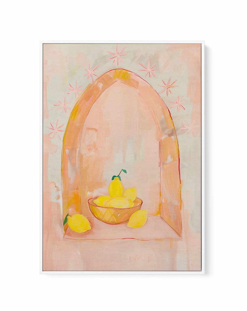 Marrakech Lemons | Framed Canvas Art Print