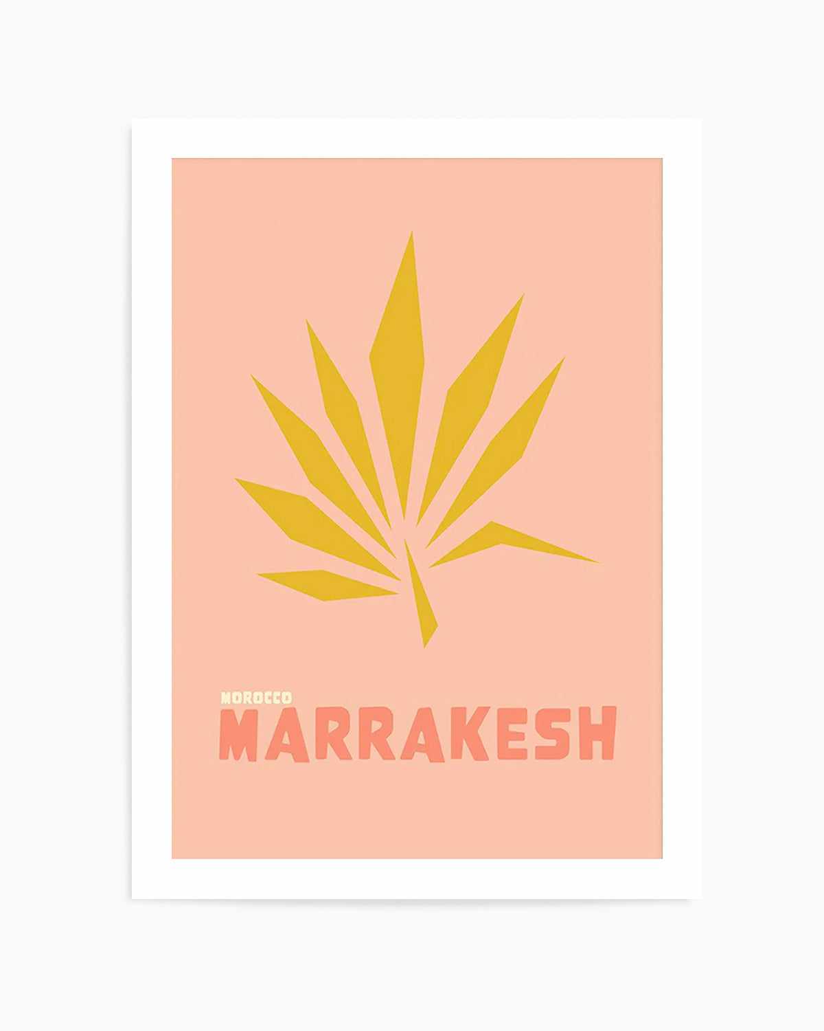 Marrakesh Preppy Art Print