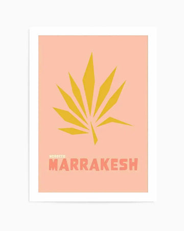 Marrakesh Preppy Art Print from Olive et Oriel where you can shop wallpaper and artworks online