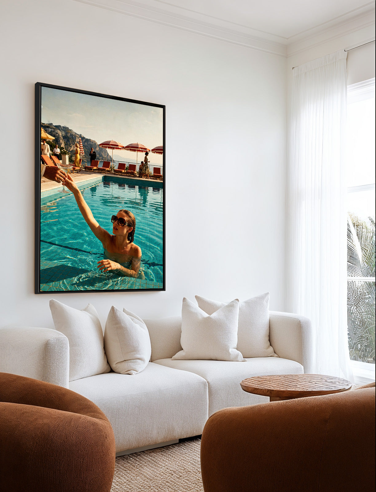 Martini Hour | Framed Canvas Art Print