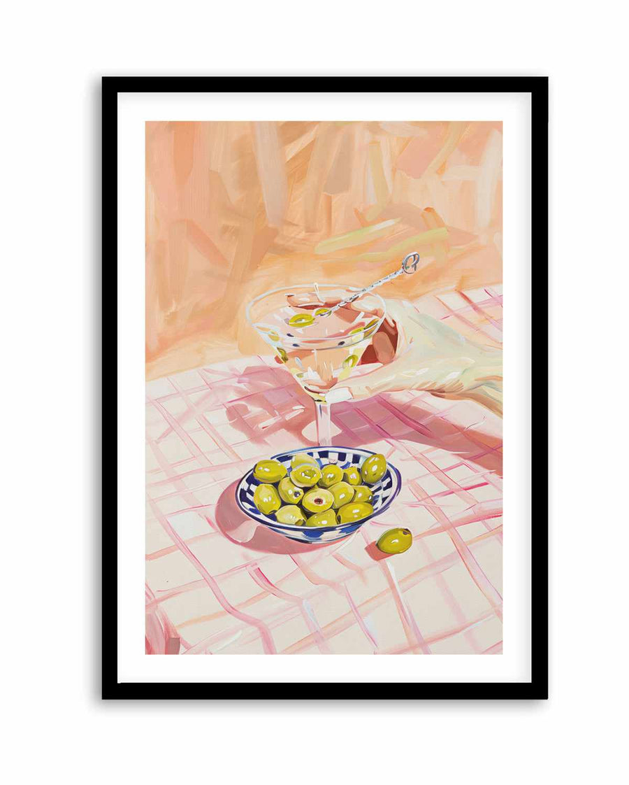 Martini Time | Art Print from Olive et Oriel where you can shop wallpaper and artworks online
