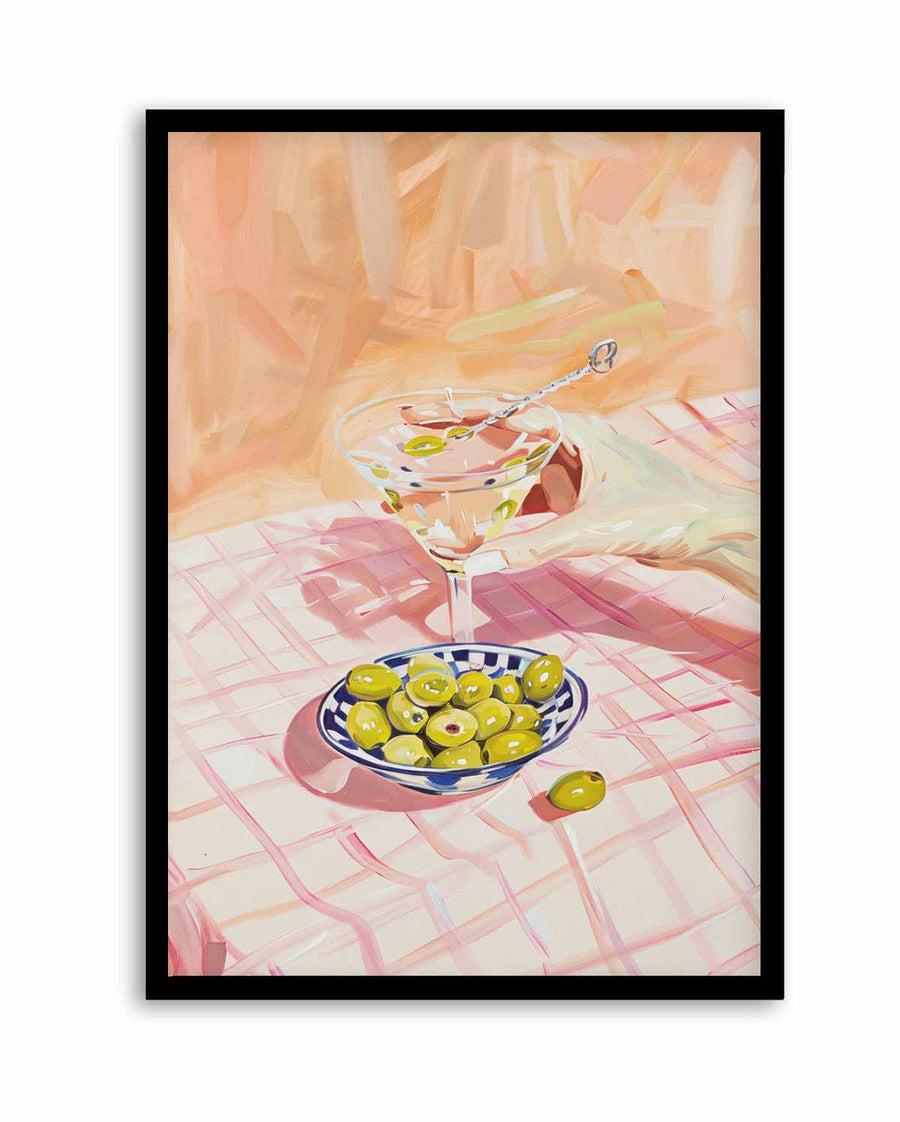 Martini Time | Art Print from Olive et Oriel where you can shop wallpaper and artworks online