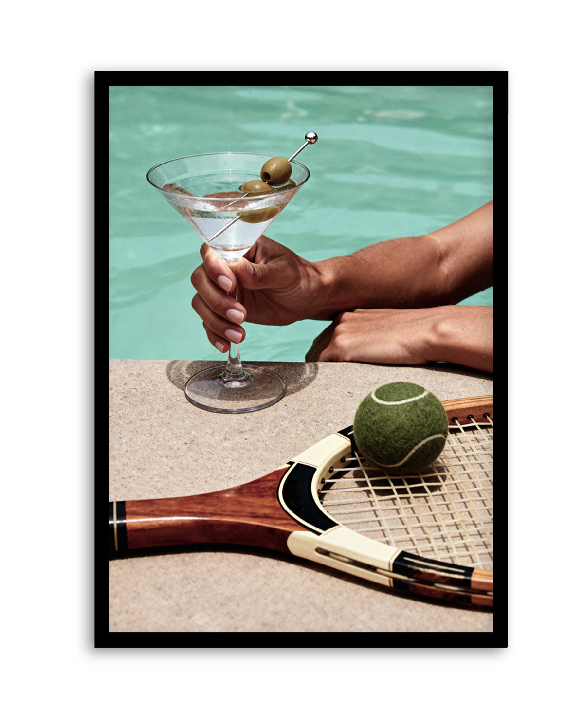 Martini Time | Art Print from Olive et Oriel where you can shop wallpaper and artworks online