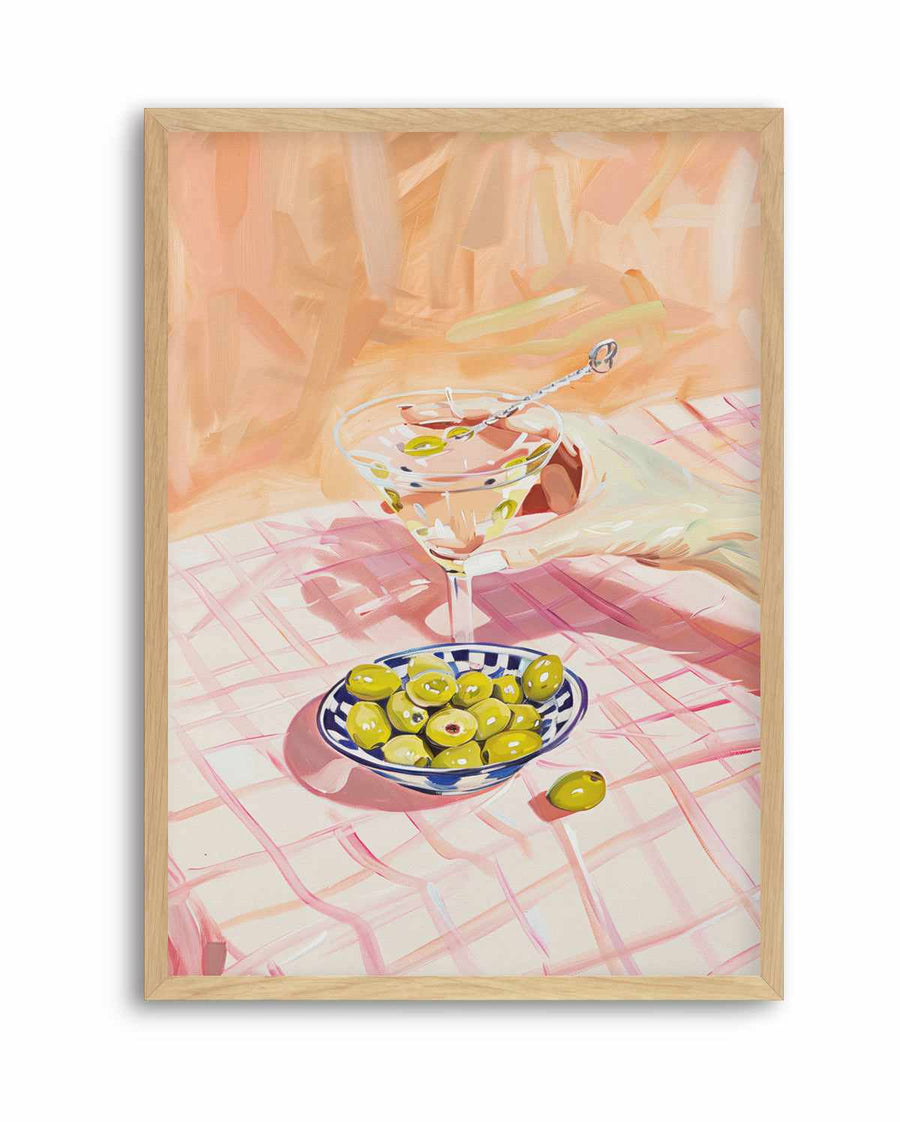 Martini Time | Art Print from Olive et Oriel where you can shop wallpaper and artworks online