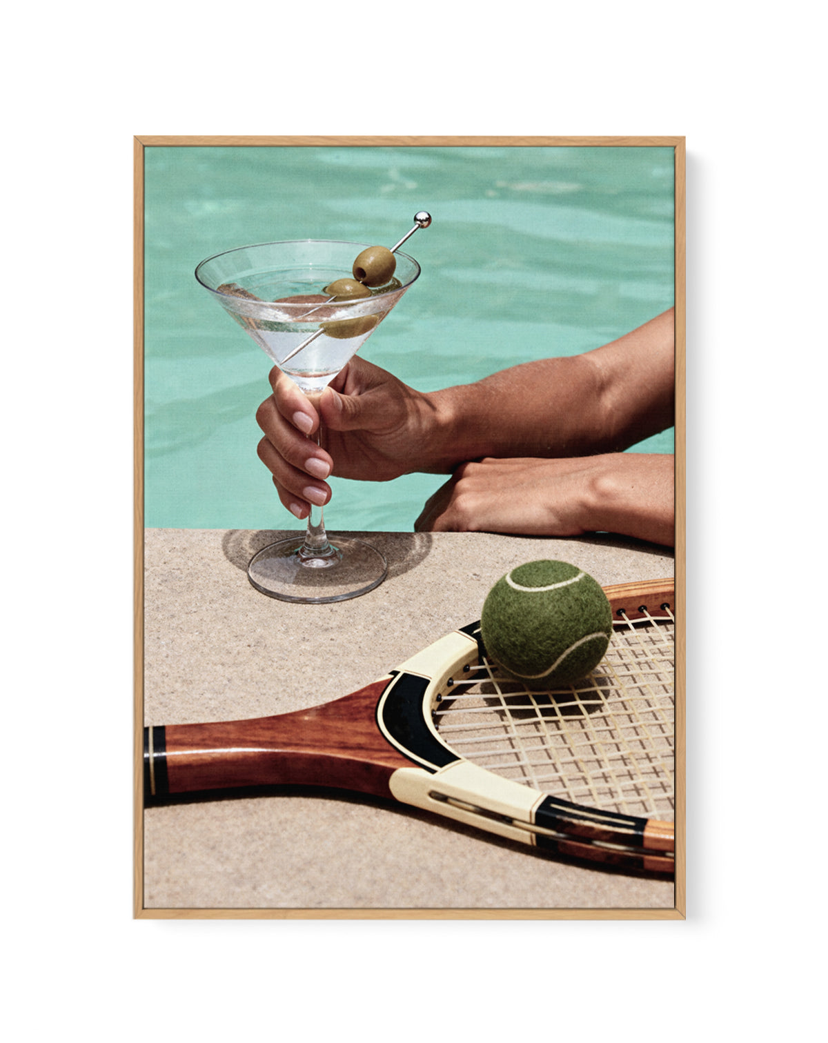 Martini Time | Framed Canvas Art Print from Olive et Oriel where you can shop wallpaper and artworks online