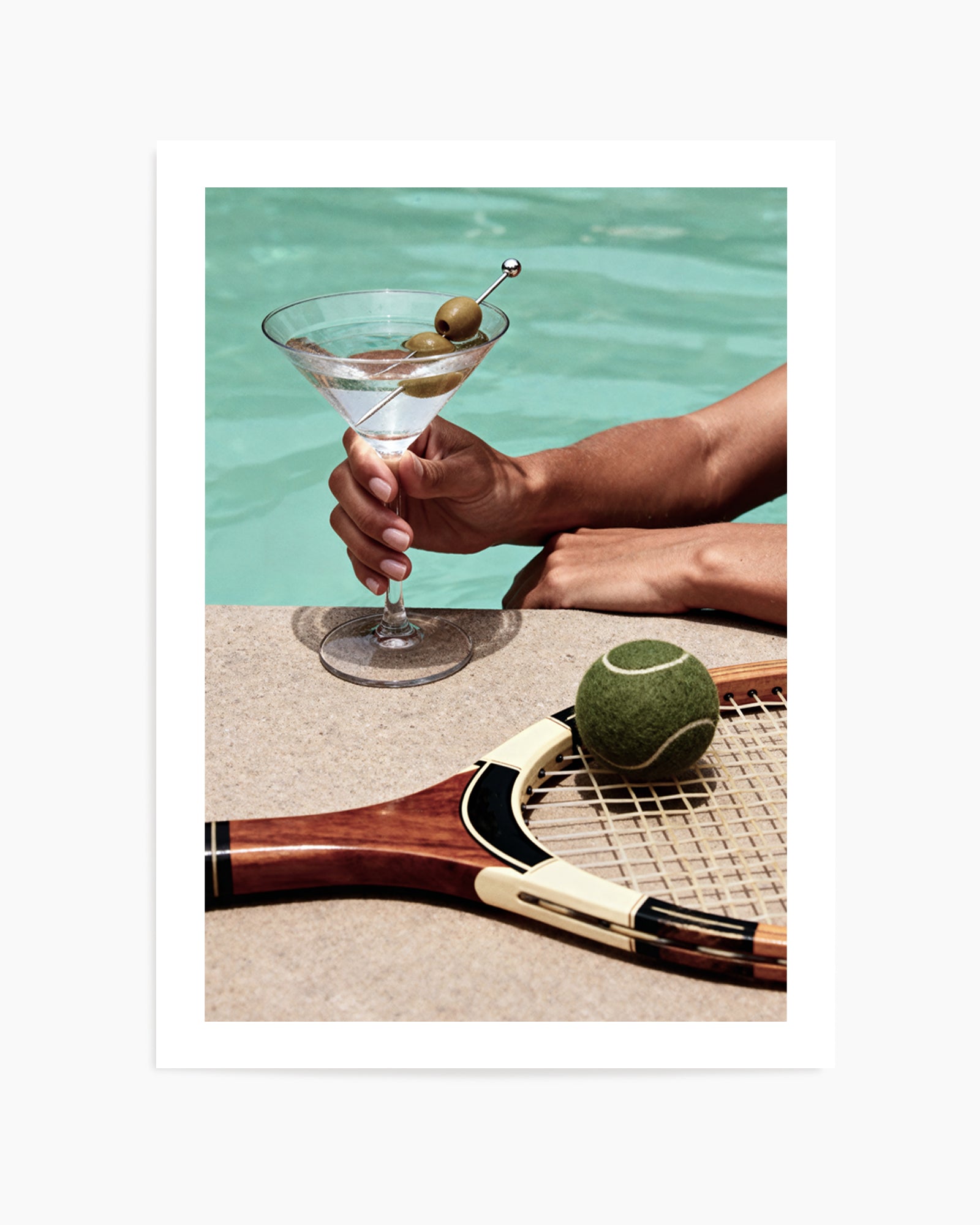 Martini Time | Art Print from Olive et Oriel where you can shop wallpaper and artworks online