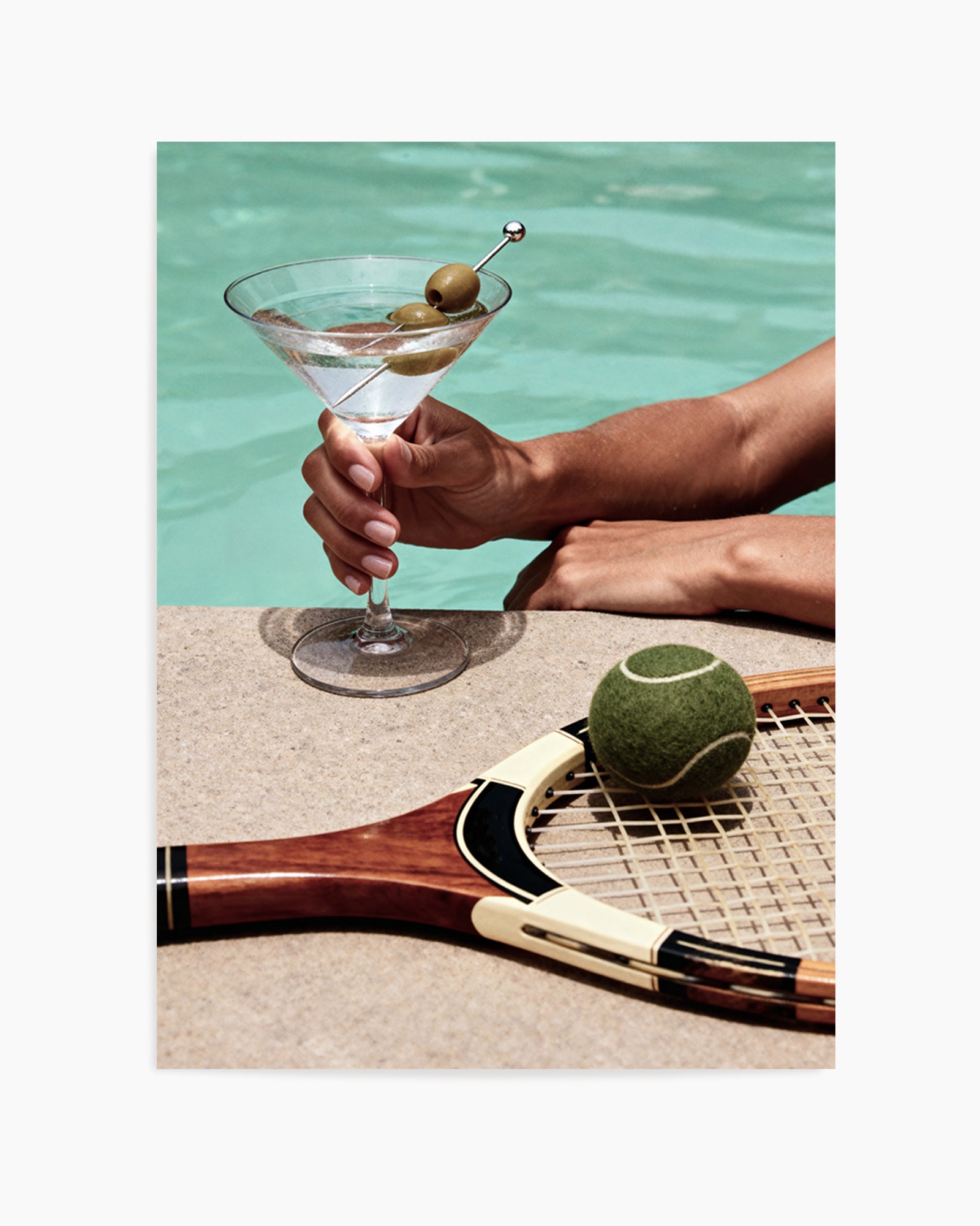 Martini Time | Art Print from Olive et Oriel where you can shop wallpaper and artworks online