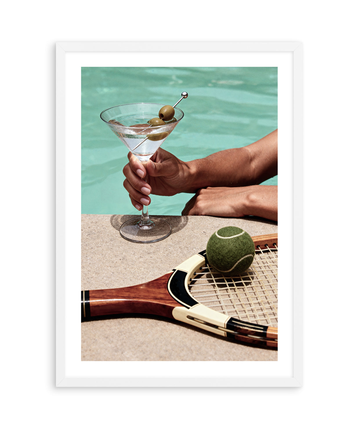 Martini Time | Art Print from Olive et Oriel where you can shop wallpaper and artworks online