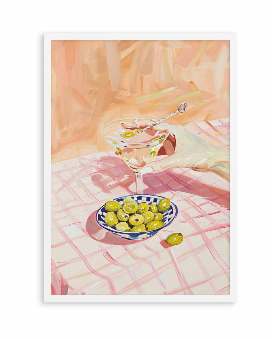 Martini Time | Art Print from Olive et Oriel where you can shop wallpaper and artworks online