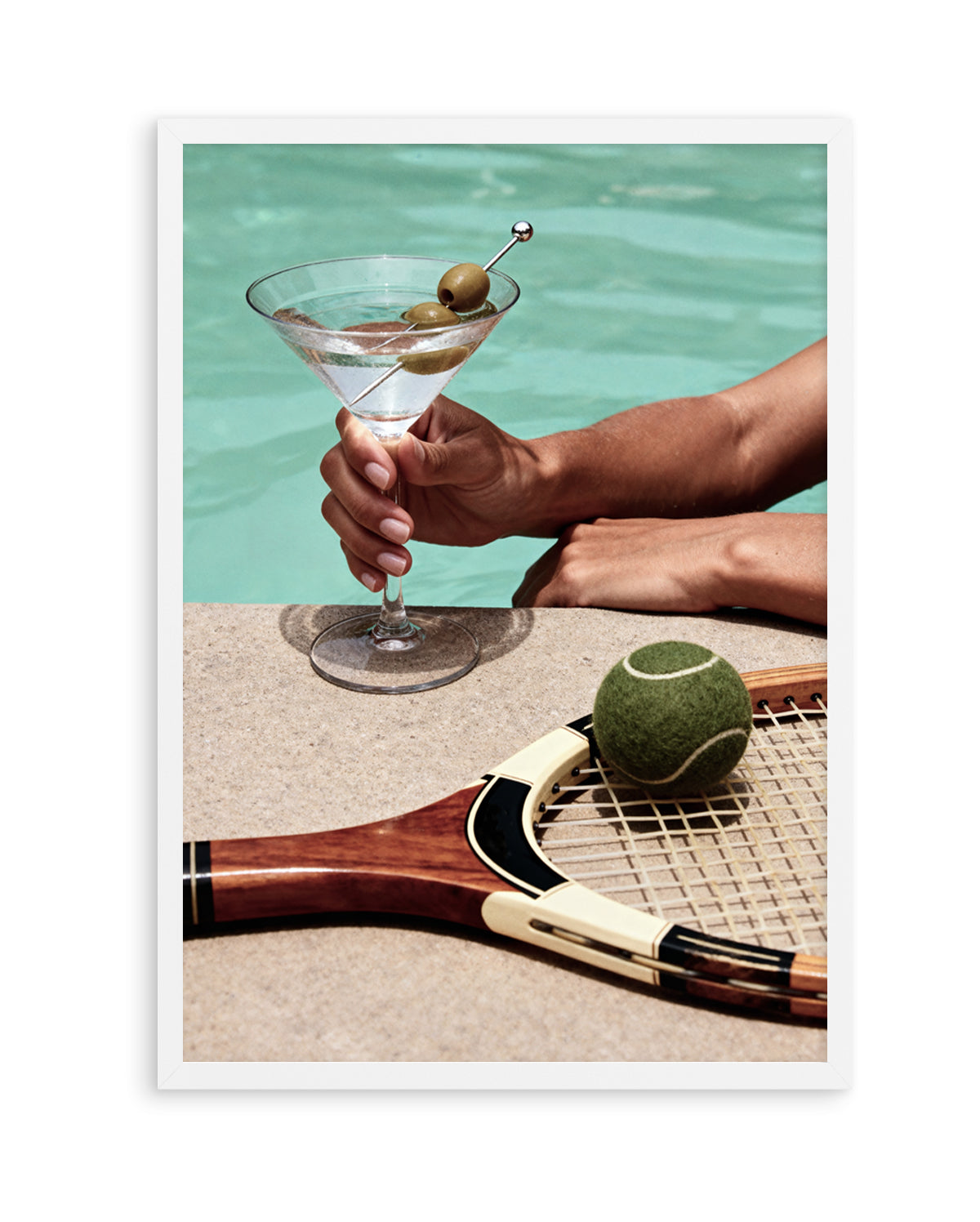 Martini Time | Art Print from Olive et Oriel where you can shop wallpaper and artworks online
