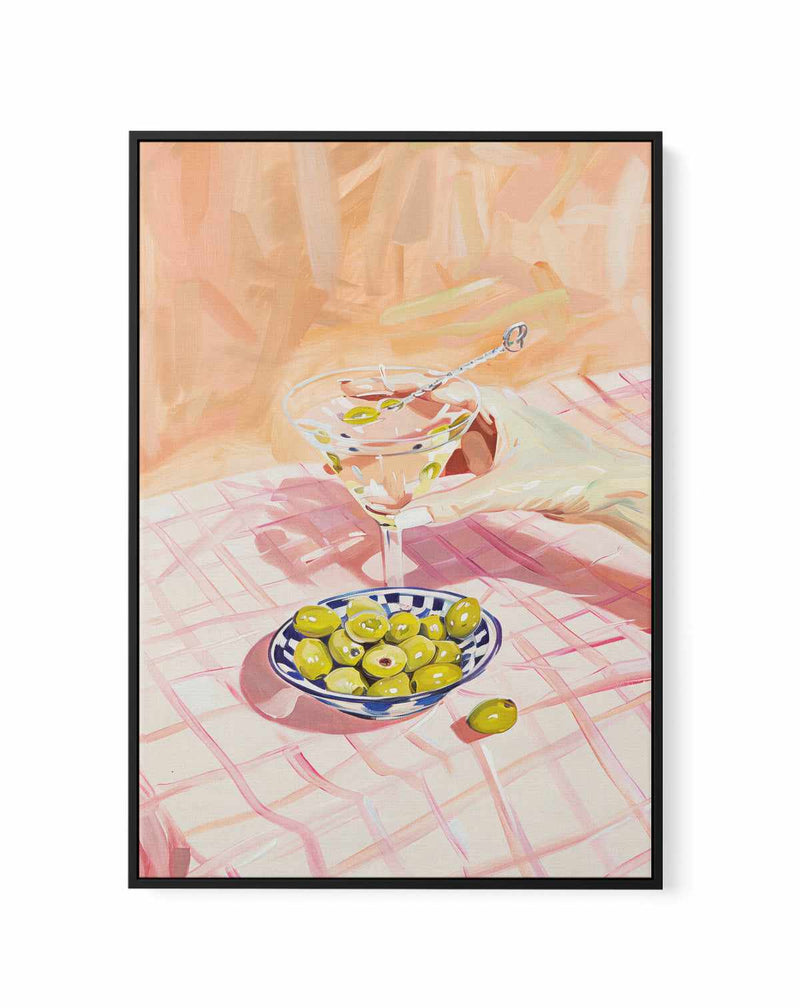 Martini Time | Framed Canvas Art Print