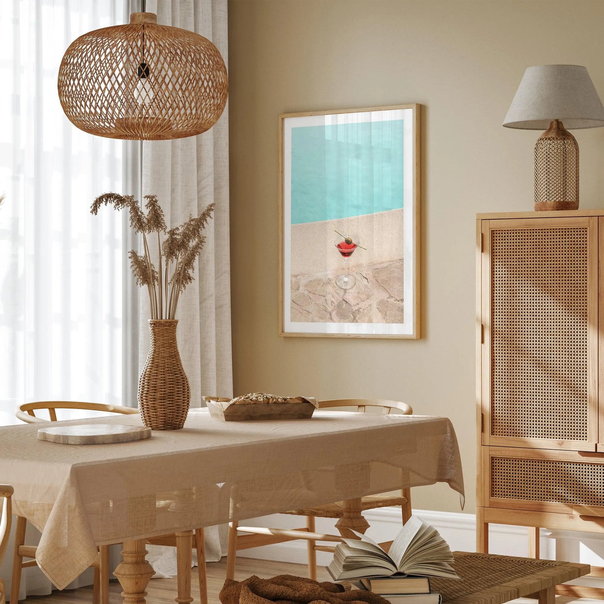 Martini By The Pool Art Print-PRINT-Olive et Oriel-Olive et Oriel-Buy-Australian-Art-Prints-Online-with-Olive-et-Oriel-Your-Artwork-Specialists-Austrailia-Decorate-With-Coastal-Photo-Wall-Art-Prints-From-Our-Beach-House-Artwork-Collection-Fine-Poster-and-Framed-Artwork