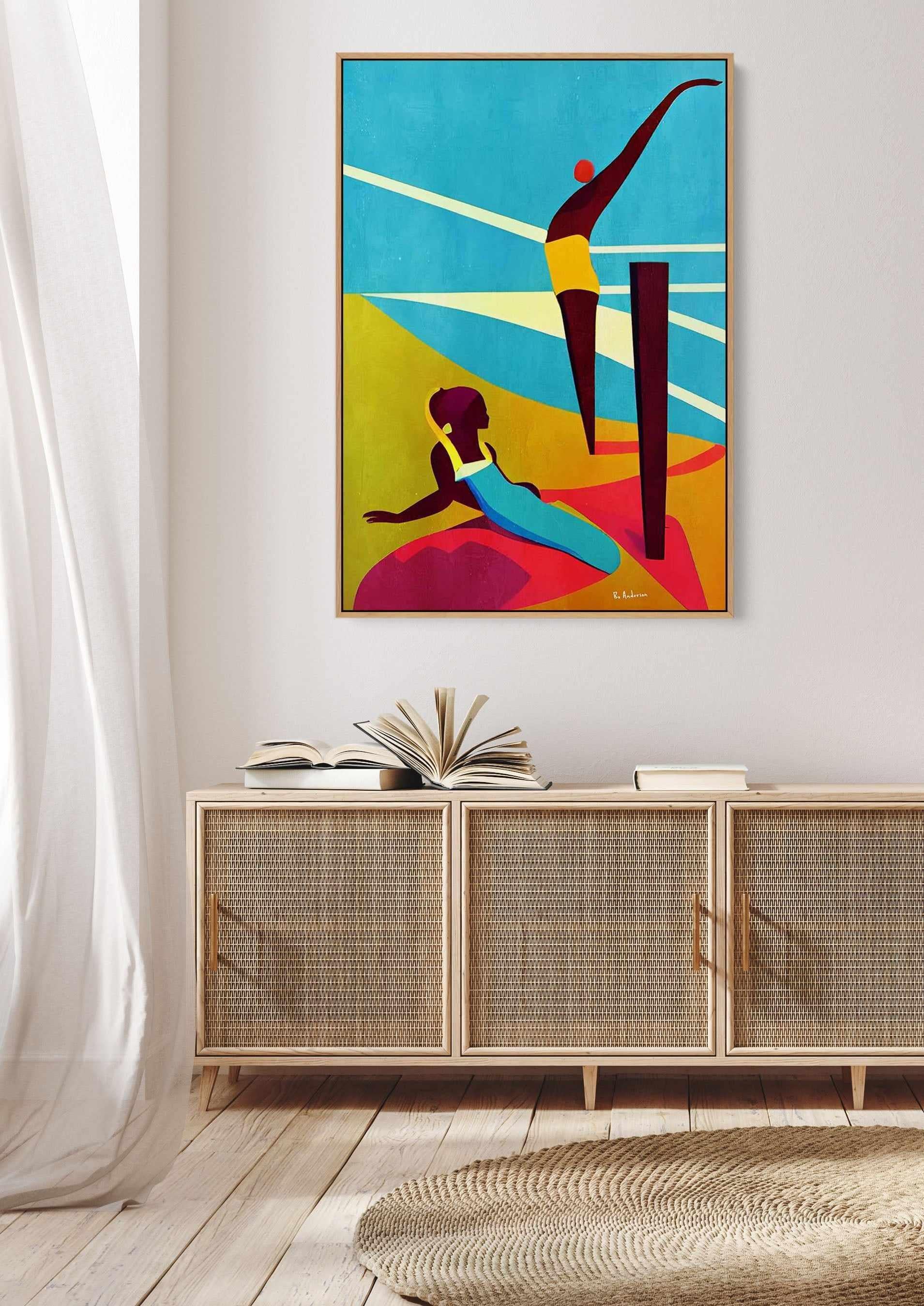 Martinique 1958 By Bo Anderson | Framed Canvas Art Print from Olive et Oriel where you can shop wallpaper and artworks online