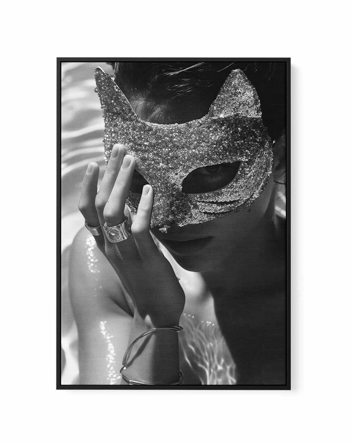 Masked No II | Framed Canvas Art Print