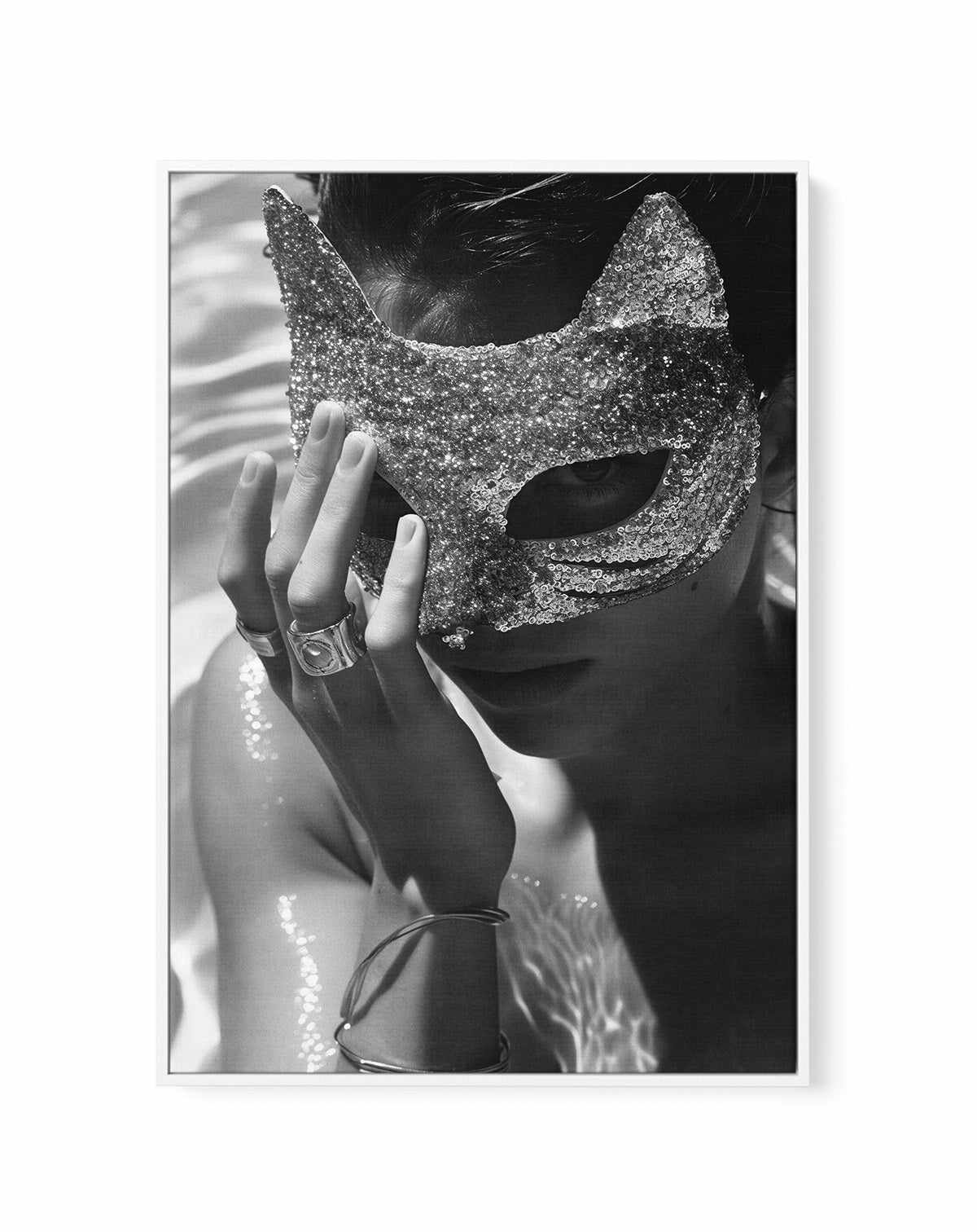 Masked No II | Framed Canvas Art Print