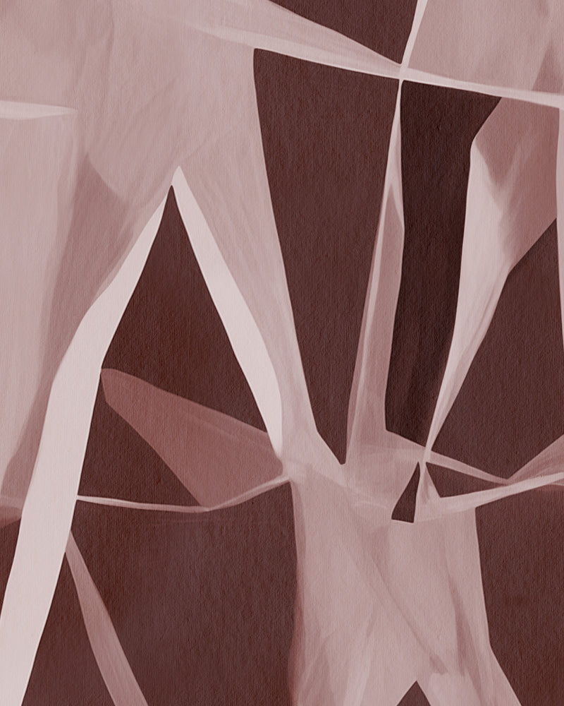 Matera Abstract in Burgundy Commercial Vinyl Wallpaper from Olive et Oriel where you can shop wallpaper and artworks online