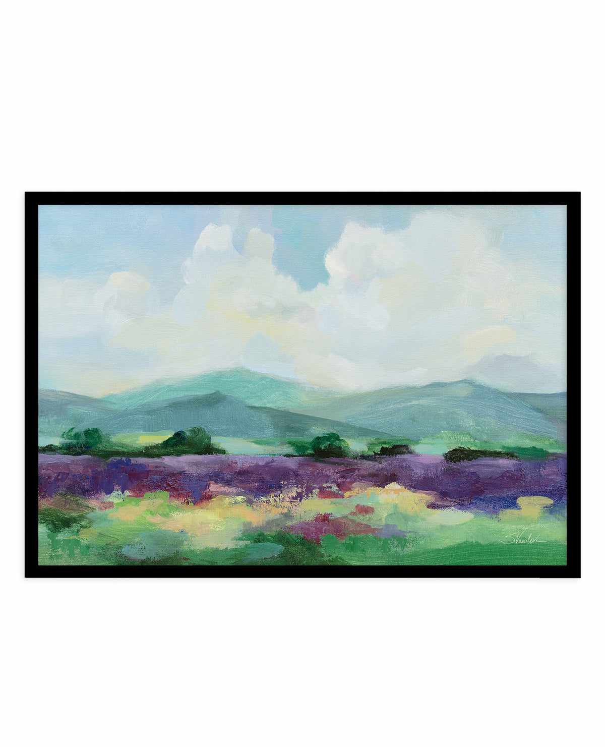 May Lavender Field II | Art Print