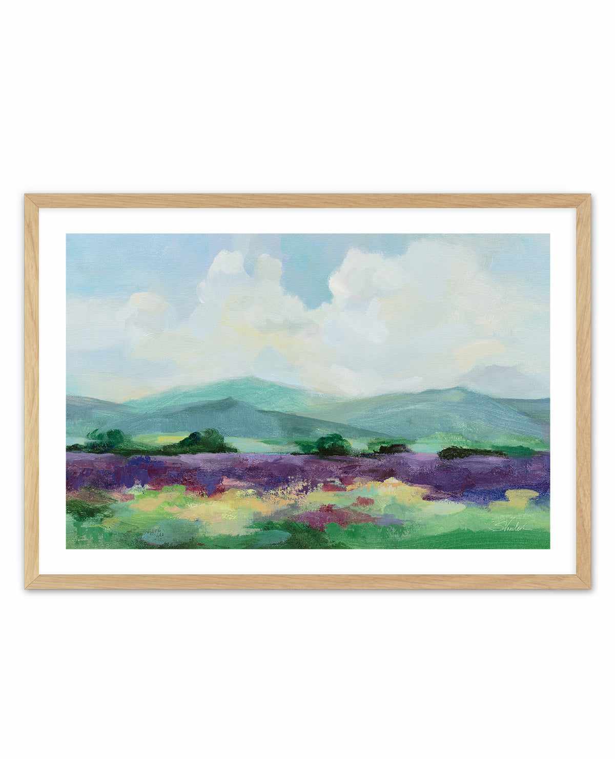 May Lavender Field II | Art Print