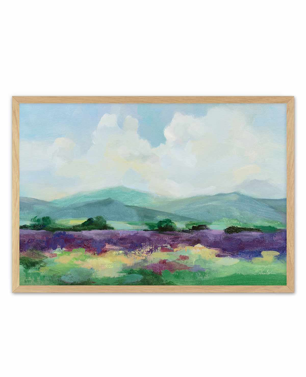 May Lavender Field II | Art Print