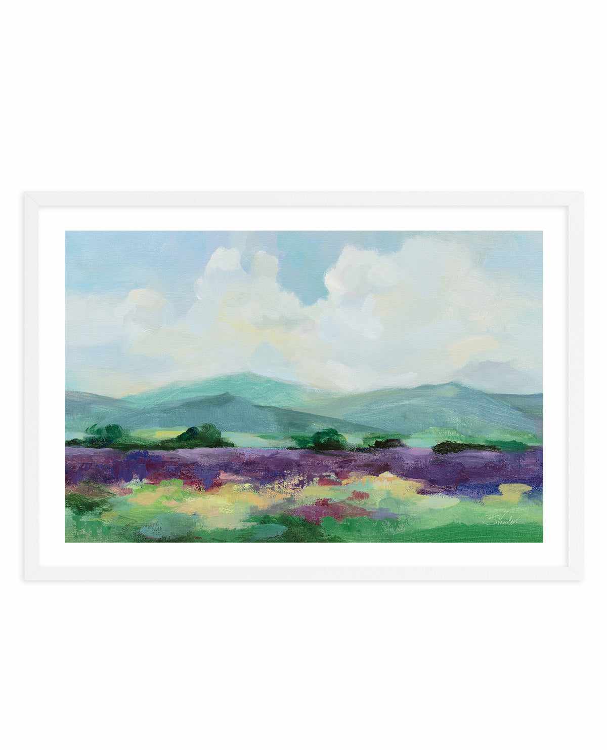 May Lavender Field II | Art Print