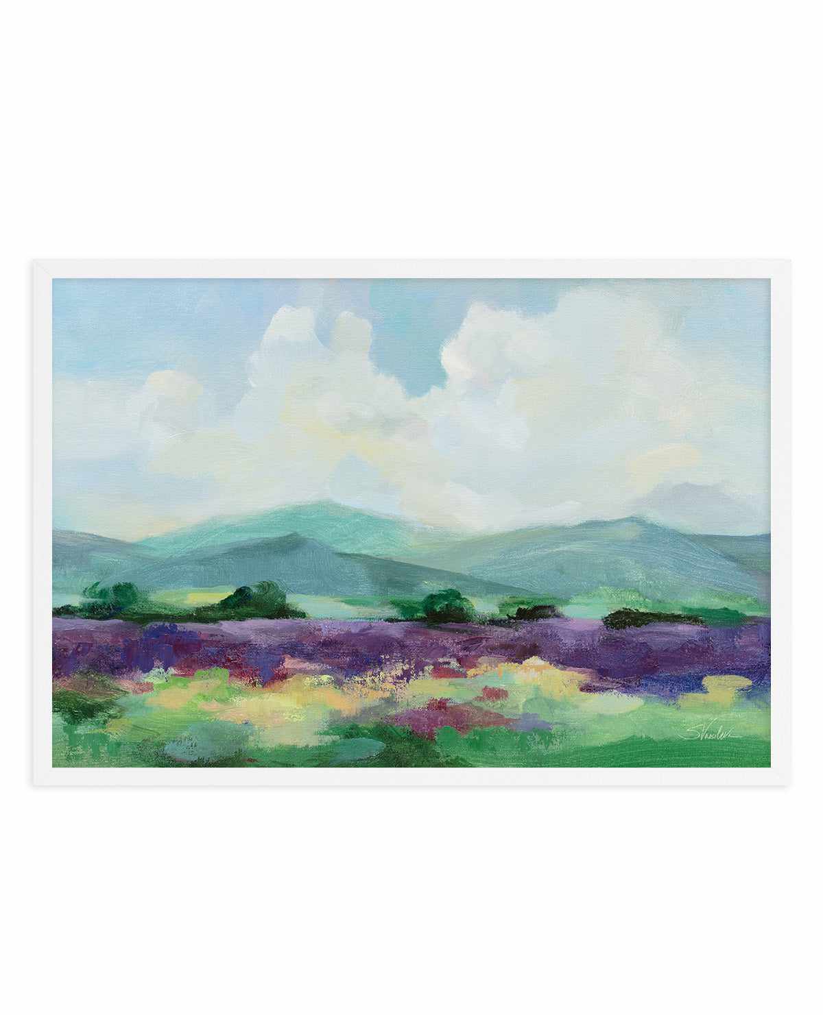 May Lavender Field II | Art Print