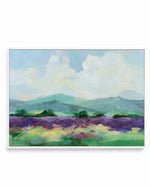 May Lavender Field II | Framed Canvas Art Print