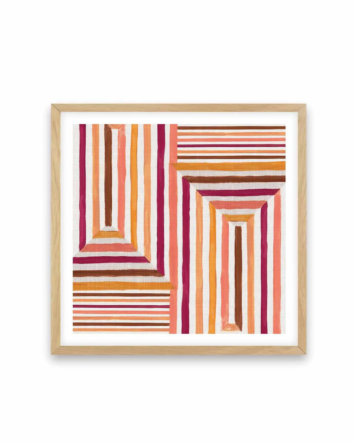 Mayan Labyrinth I Art Print from Olive et Oriel where you can shop wallpaper and artworks online