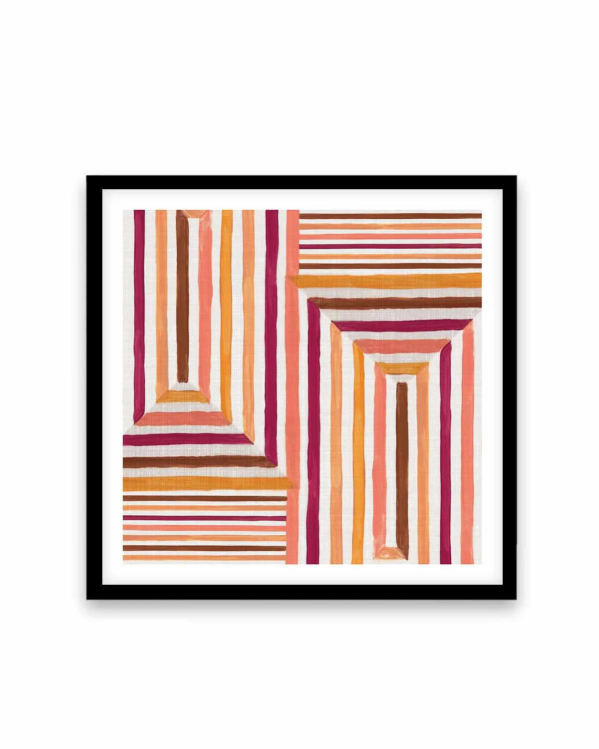 Mayan Labyrinth I Art Print from Olive et Oriel where you can shop wallpaper and artworks online