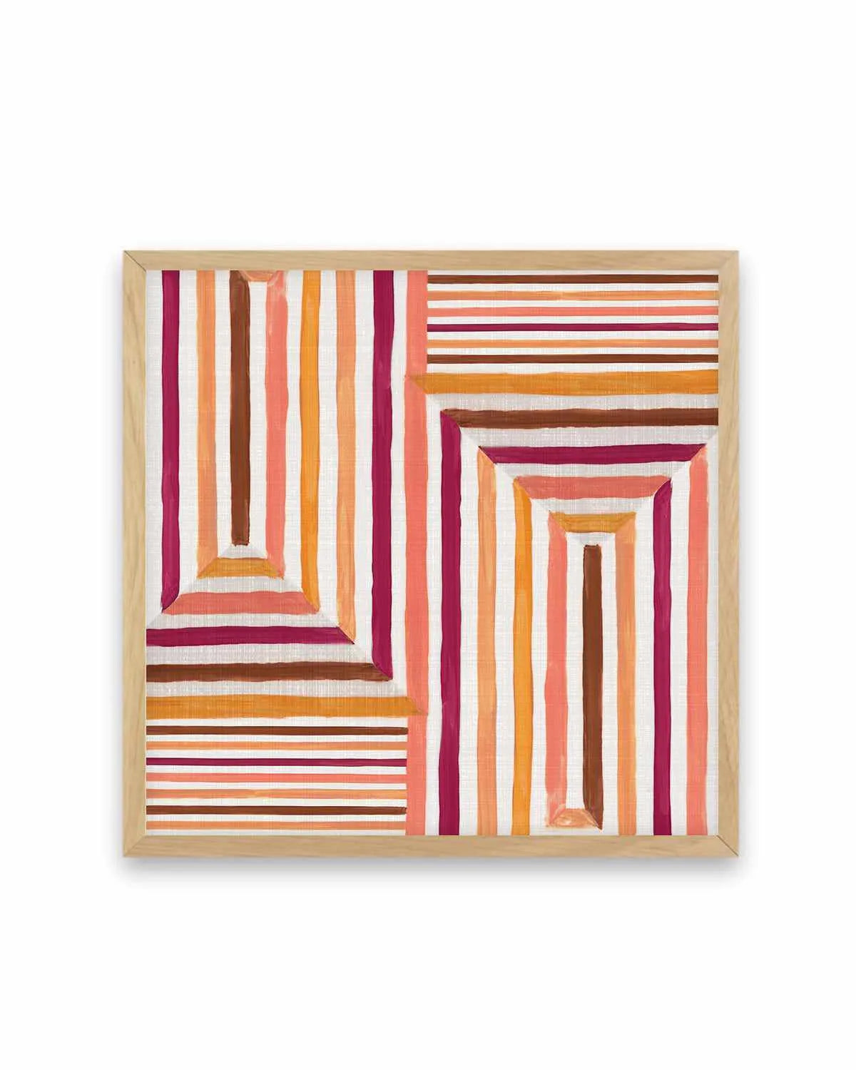 Mayan Labyrinth I Art Print from Olive et Oriel where you can shop wallpaper and artworks online