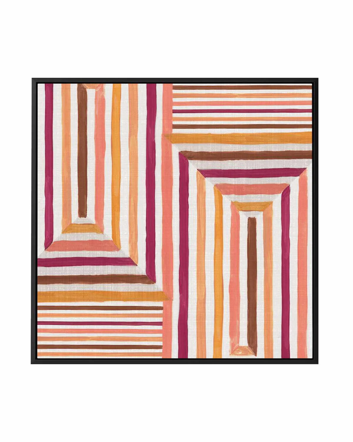 Mayan Labyrinth I | Framed Canvas Art Print from Olive et Oriel where you can shop wallpaper and artworks online
