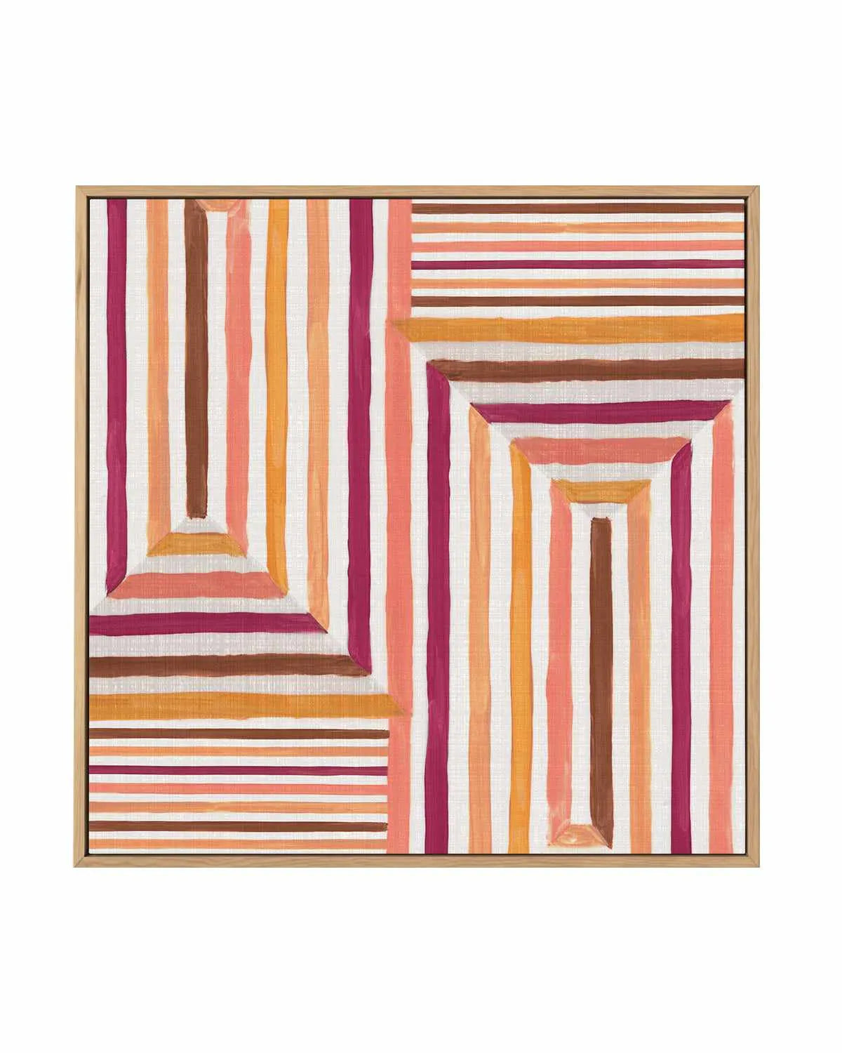 Mayan Labyrinth I | Framed Canvas Art Print from Olive et Oriel where you can shop wallpaper and artworks online