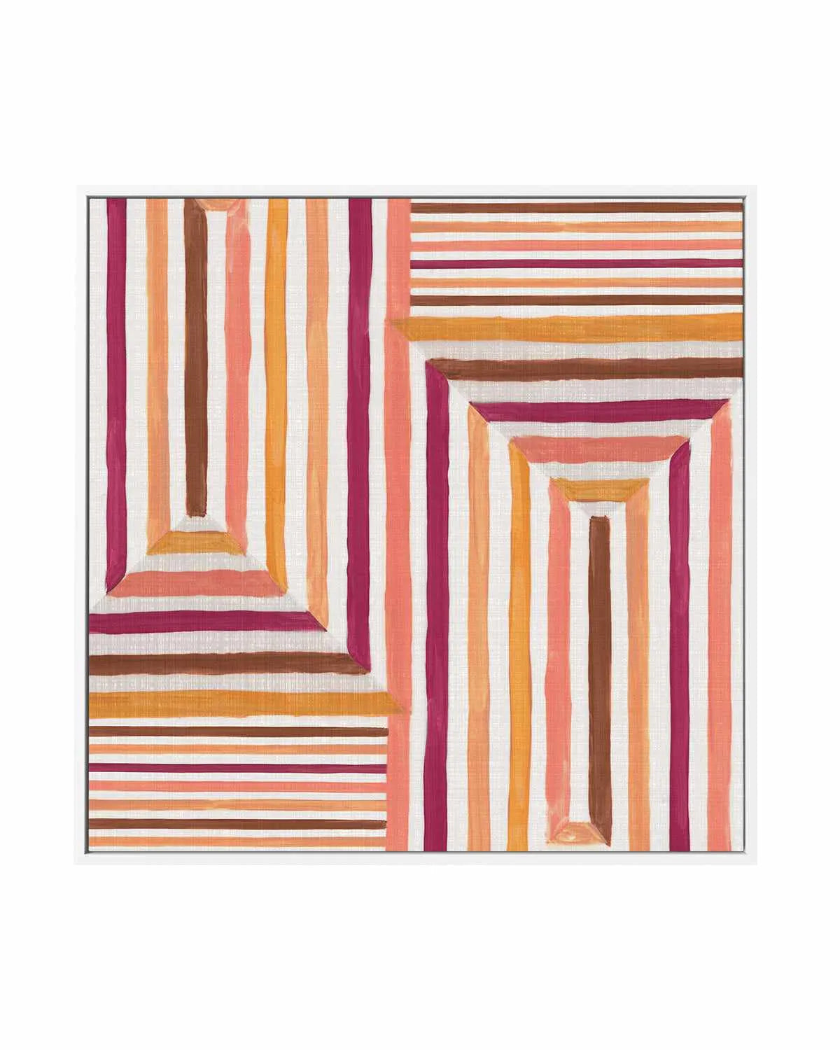 Mayan Labyrinth I | Framed Canvas Art Print from Olive et Oriel where you can shop wallpaper and artworks online