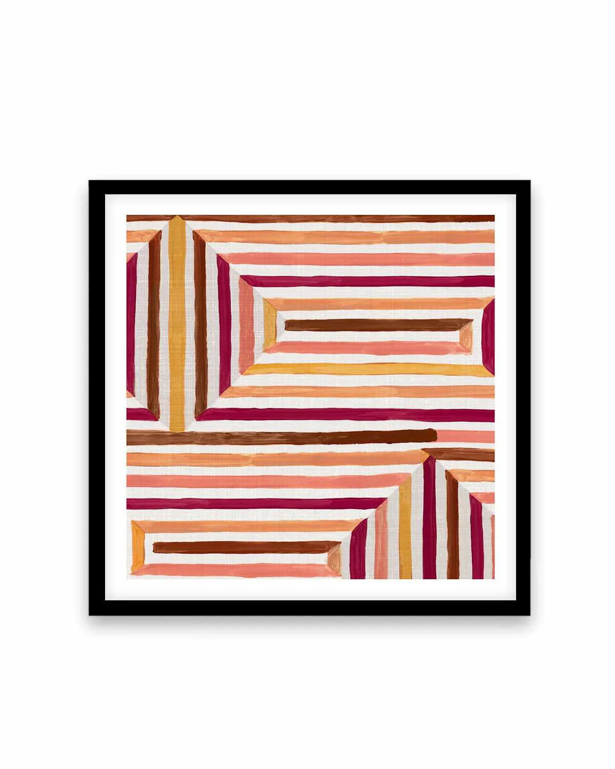 Mayan Labyrinth II Art Print from Olive et Oriel where you can shop wallpaper and artworks online
