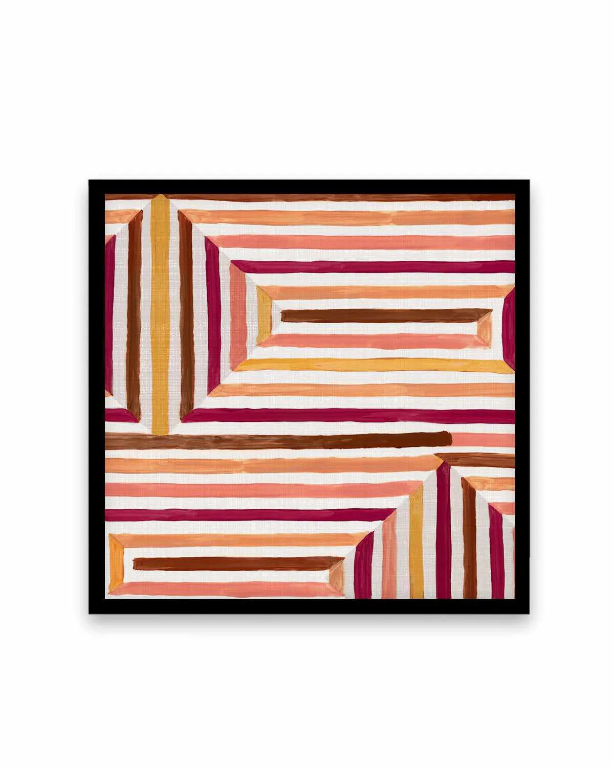 Mayan Labyrinth II Art Print from Olive et Oriel where you can shop wallpaper and artworks online