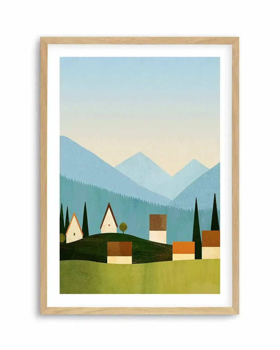 Meadow in the Alps by Henry Rivers Art Print from Olive et Oriel where you can shop wallpaper and artworks online