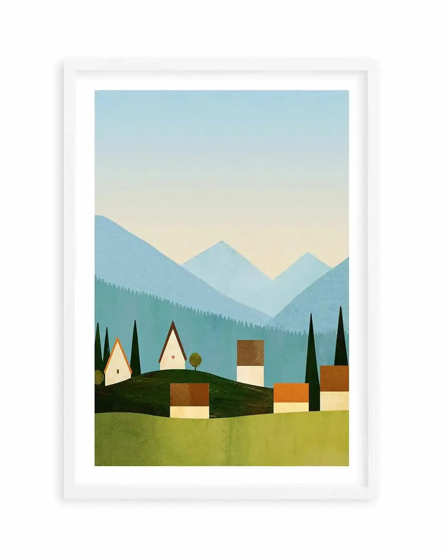 Meadow in the Alps by Henry Rivers Art Print from Olive et Oriel where you can shop wallpaper and artworks online