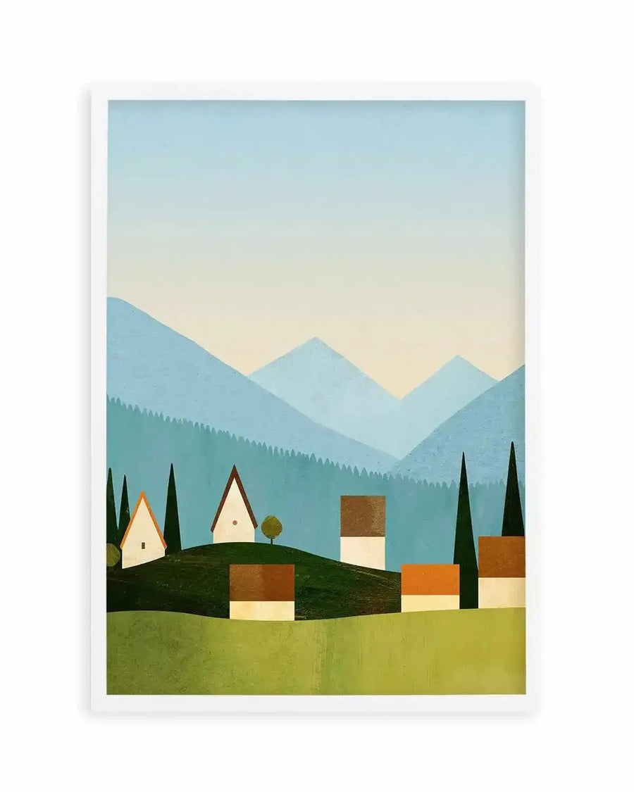 Meadow in the Alps by Henry Rivers Art Print from Olive et Oriel where you can shop wallpaper and artworks online
