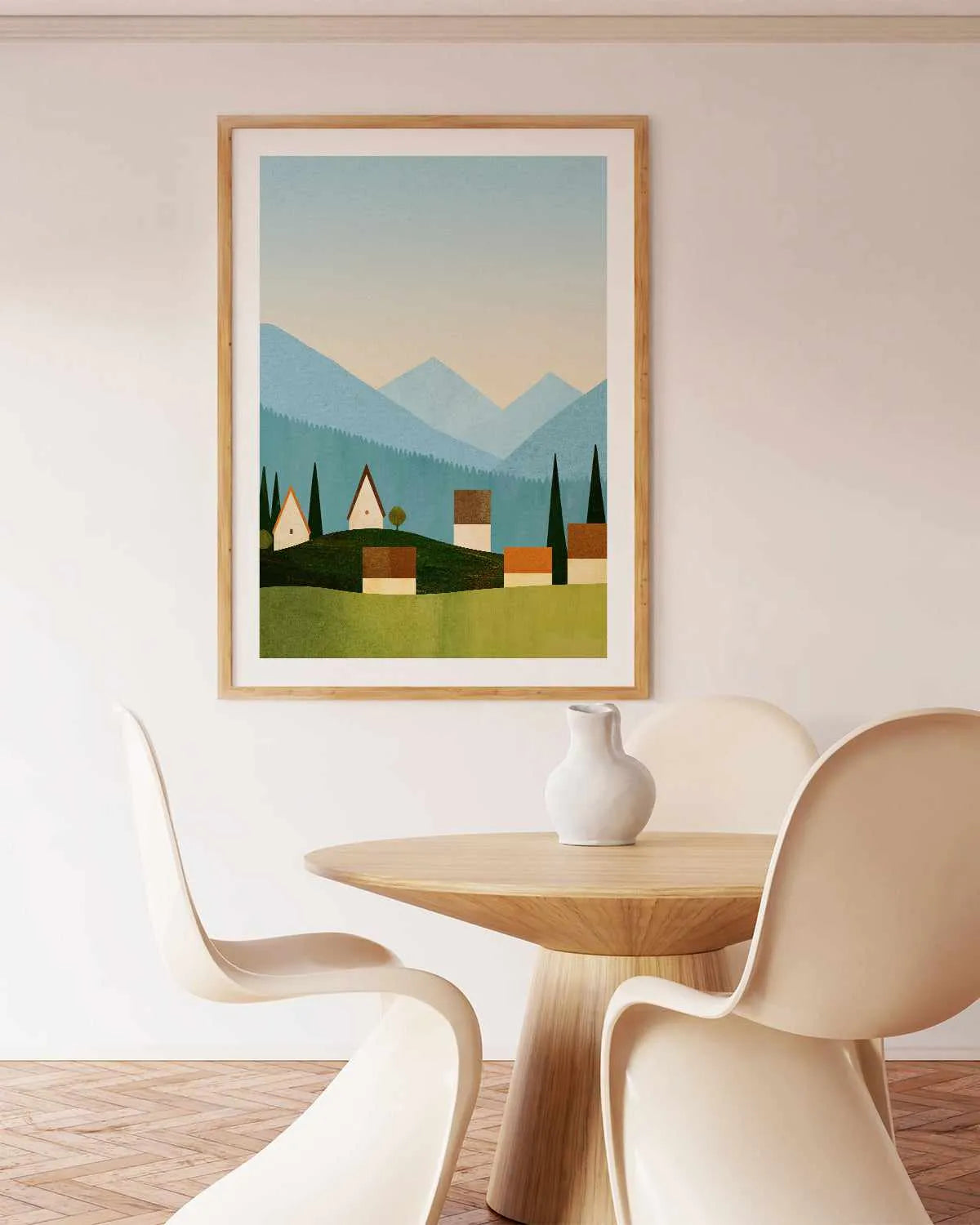 Meadow in the Alps by Henry Rivers Art Print from Olive et Oriel where you can shop wallpaper and artworks online