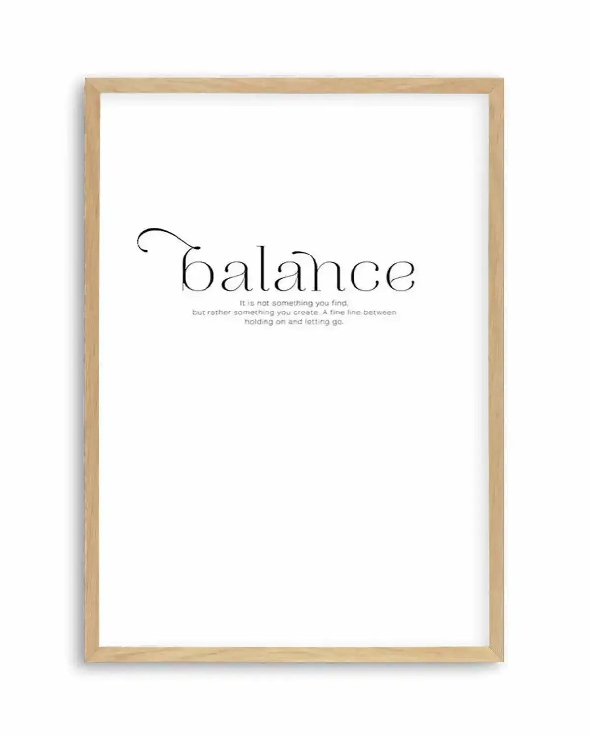 Meaning Of Balance Art Print from Olive et Oriel where you can shop wallpaper and artworks online
