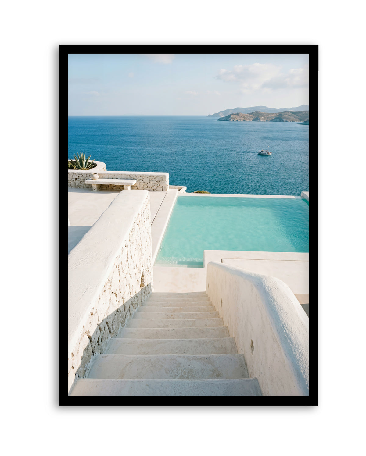 Mediterranean Sea View | Art Print