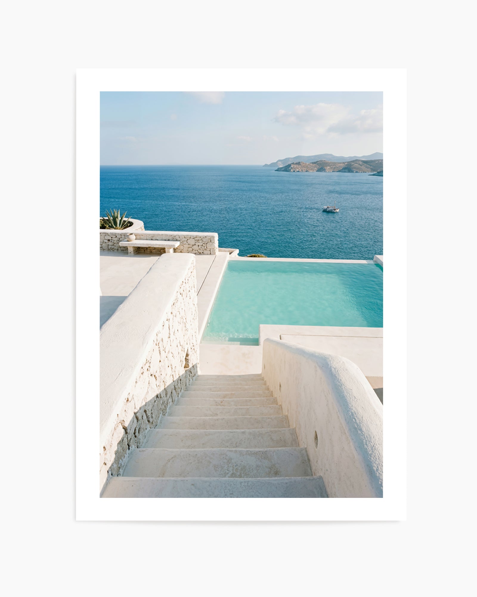 Mediterranean Sea View | Art Print