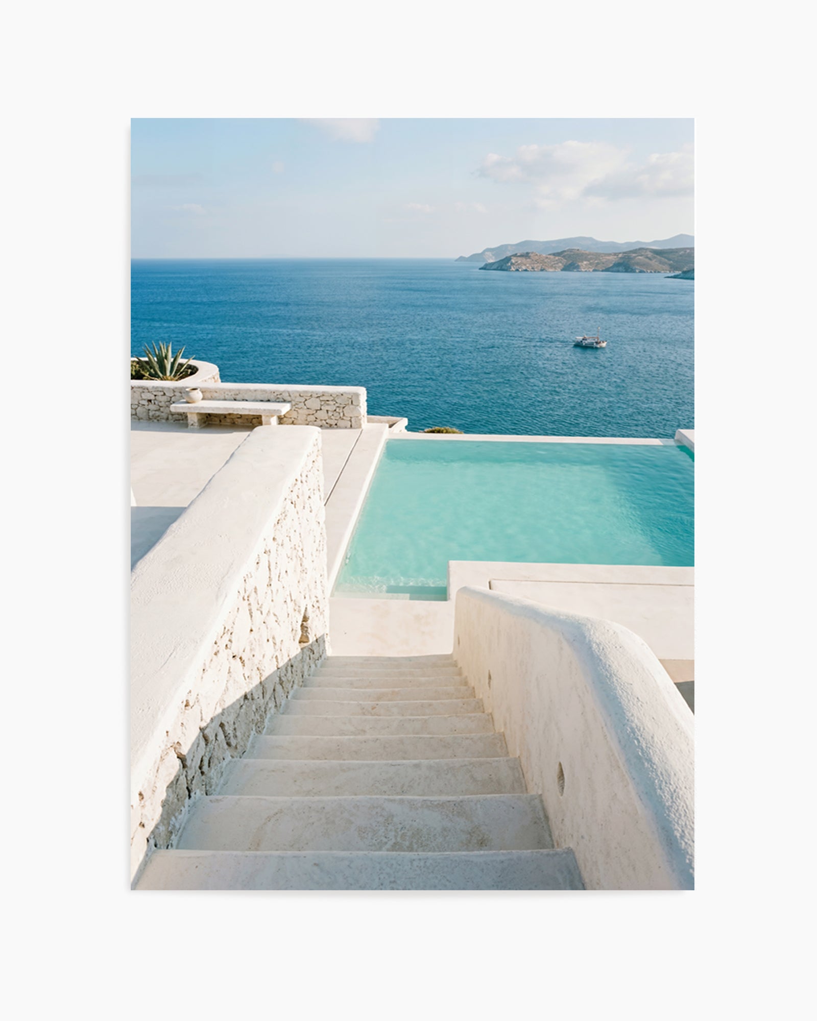 Mediterranean Sea View | Art Print