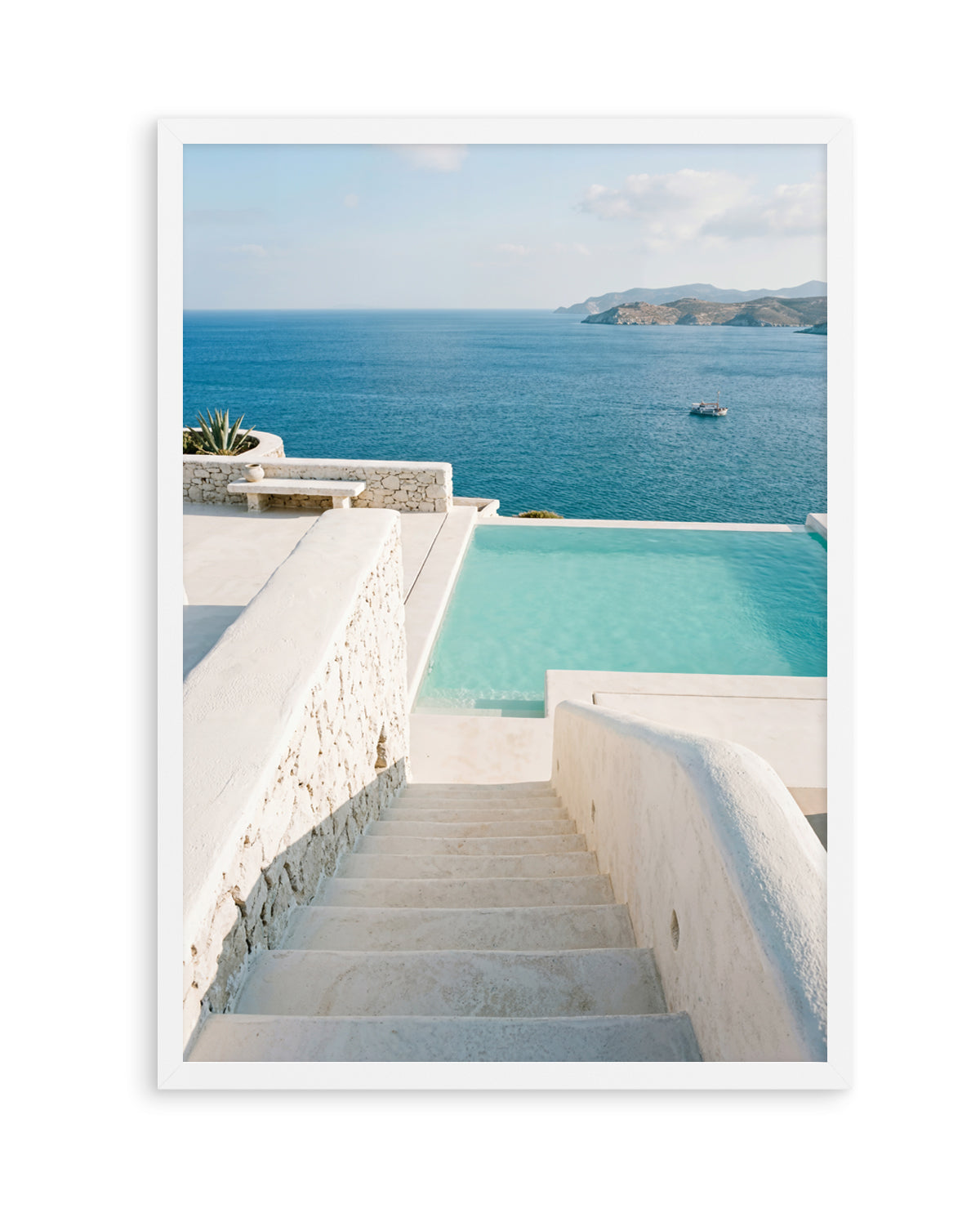 Mediterranean Sea View | Art Print