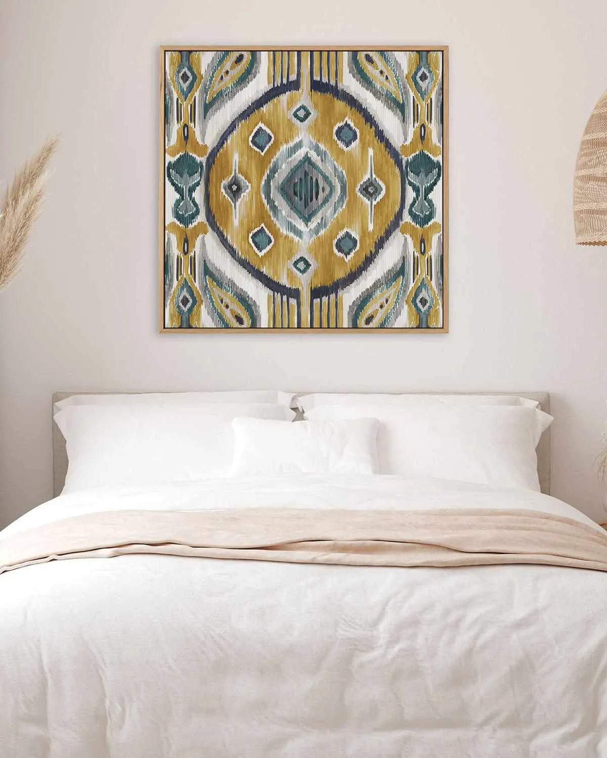 Mediterranean Tile I | Framed Canvas Art Print from Olive et Oriel where you can shop wallpaper and artworks online