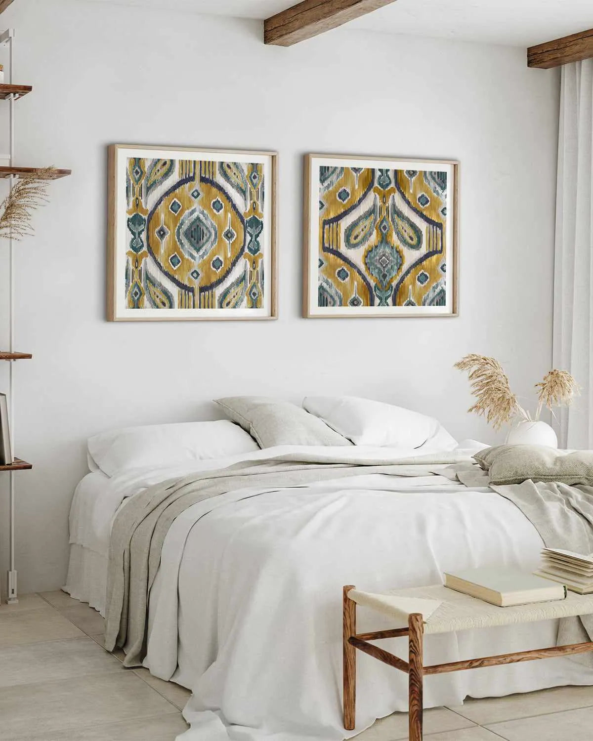 Mediterranean Tile I Art Print from Olive et Oriel where you can shop wallpaper and artworks online