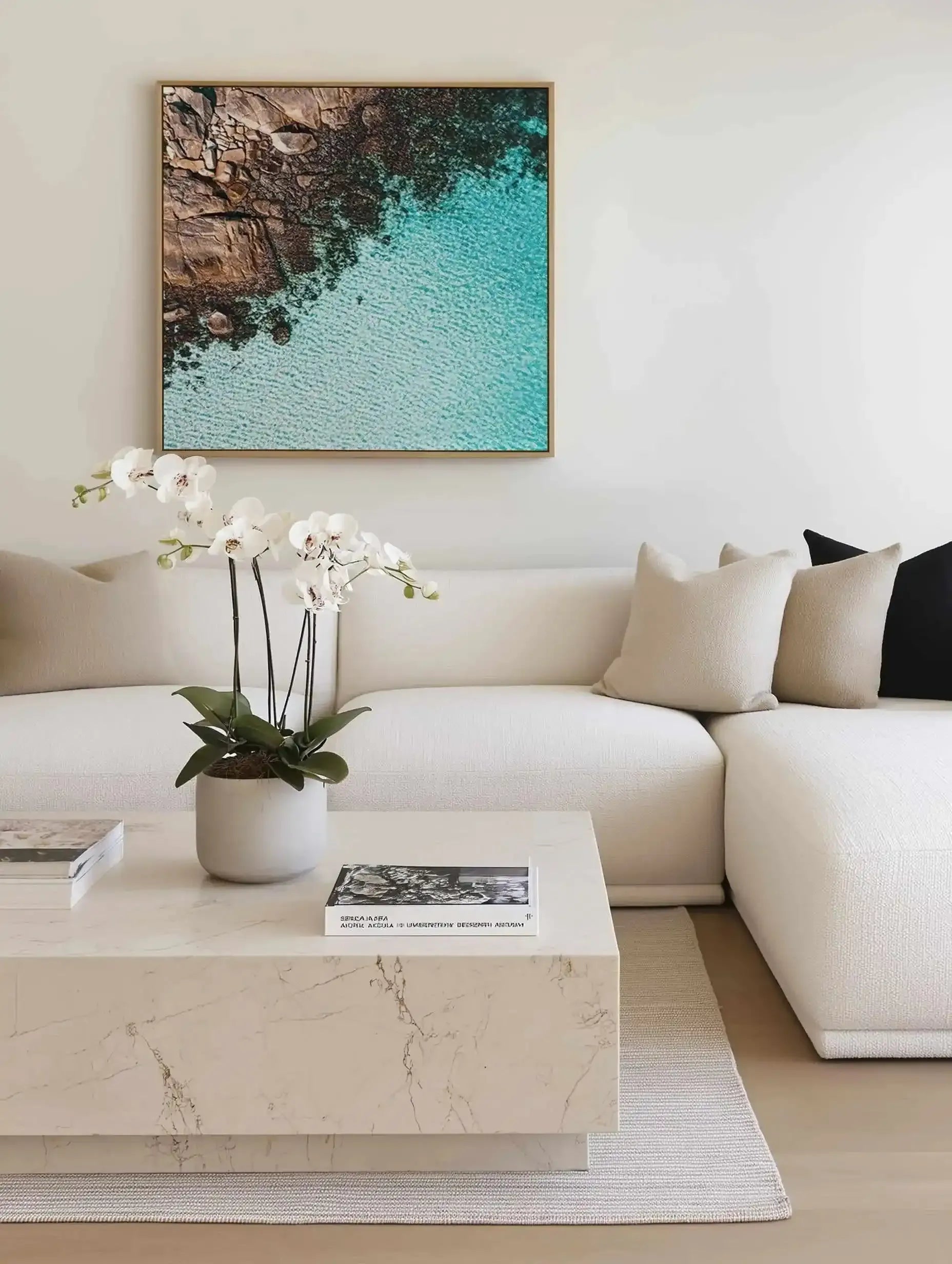 Meelup I SQ | Aerial Photo Wall Art Print from Olive et Oriel where you can shop wallpaper and artworks online