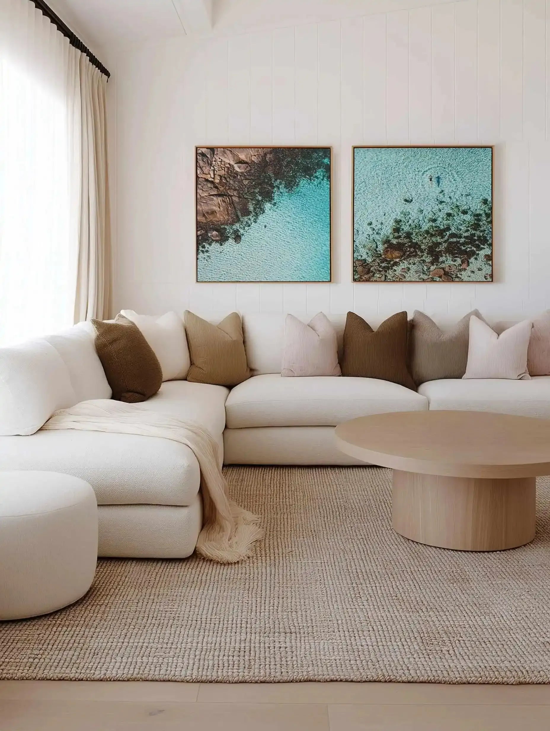 Meelup II SQ | Aerial Photo Wall Framed Canvas Art Print from Olive et Oriel where you can shop wallpaper and artworks online